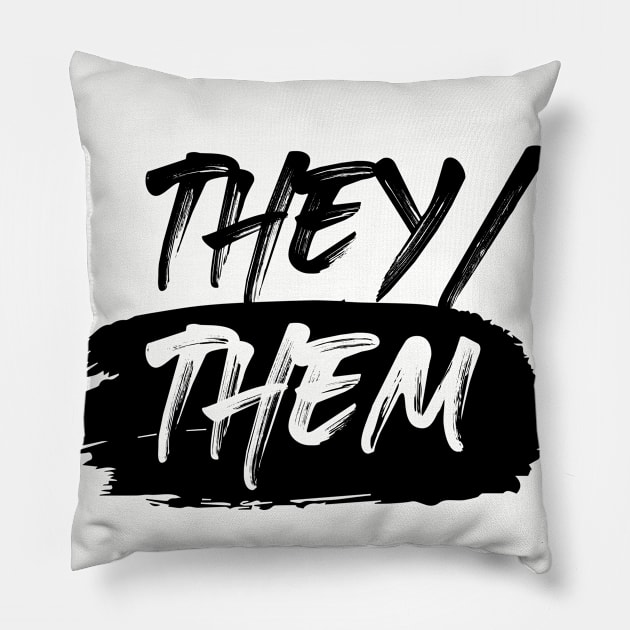 They/Them Pillow by Sunshine&Revolt