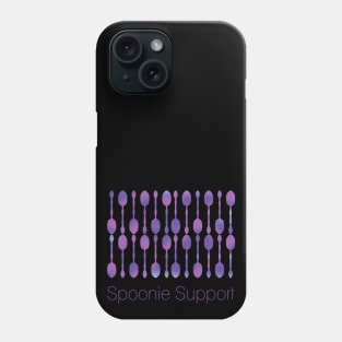 Spoonie Support! (Purple) Phone Case