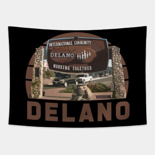 delano california nostalgic Tapestry