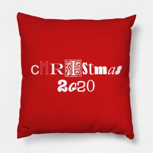 Christmas 2020 (white) Pillow