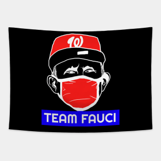 fauci baseball mask Tapestry