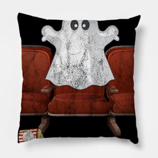 Ghost Critic (Distressed) Pillow