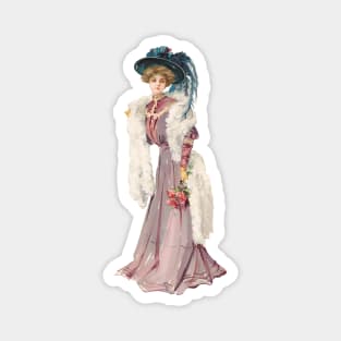 Edwardian society lady - Purple Magnet