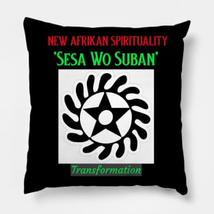 Adinkra Symbol of Sesa Wo Suban Pillow