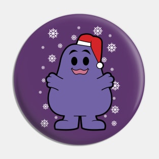 Grimace Christmas Pin