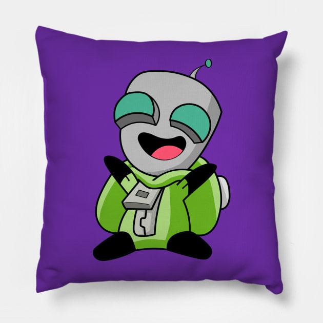 Invader Zim: Gir Pillow by V.A. Fox Designs