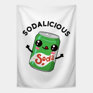 Soda-licious Funny Soda Pop Pun Tapestry