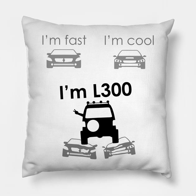 I am L300 (light) Pillow by MikeDrago