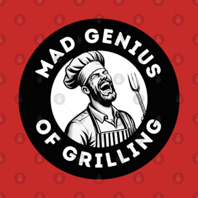 Mad Genius of Grilling by Desert Owl Designs