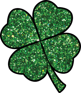 St. Paddy's Day Green Clover Magnet