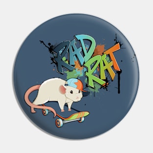 Rad Rat Pin