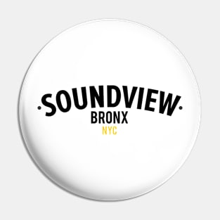 New York Bronx - New York Bronx Schriftzug - Bronx Logo - Soundview NYC Pin