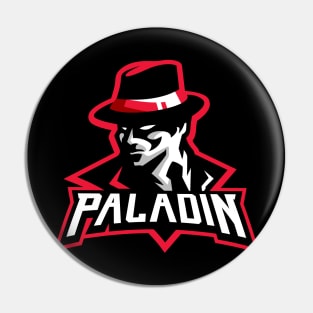 Paladin "Gangster" Mascot Logo Pin