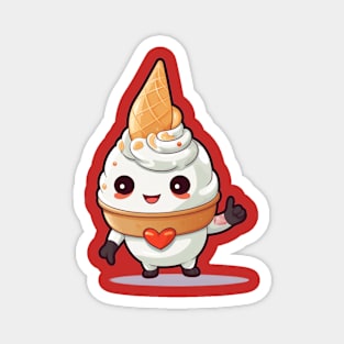 ice cream cute T-Shirt giril Designed Magnet