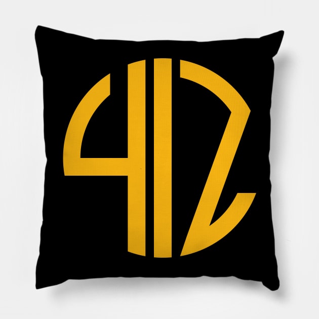 412 circle shape Pillow by Baggss