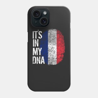 France Flag Fingerprint My Story DNA French Phone Case