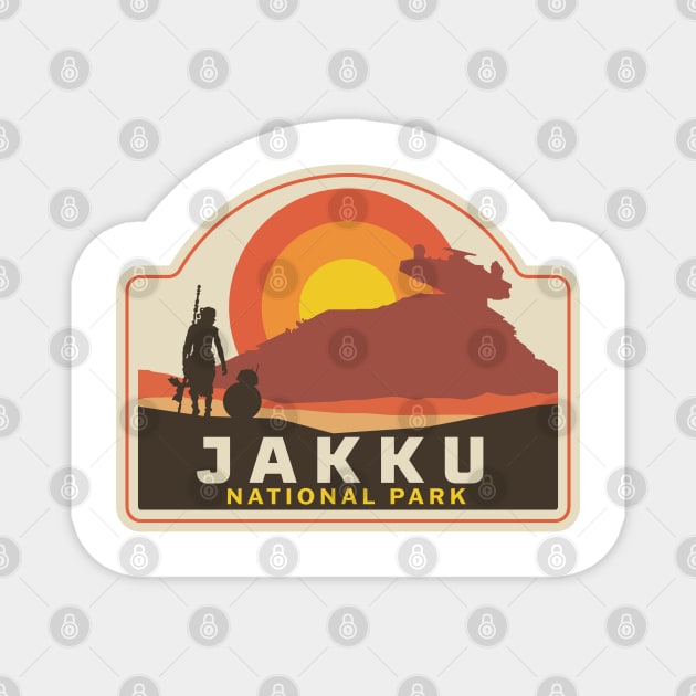 Jakku National Park Magnet by Hanneliza