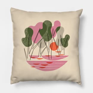 Forest Sunset Pillow