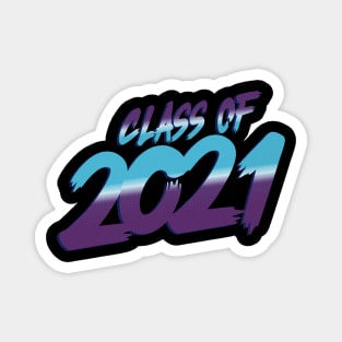 90s Retro Class of 2021 Magnet