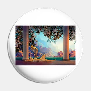 Daybreak Maxfield Parrish Art Print 1922 Mythological Painting Pin