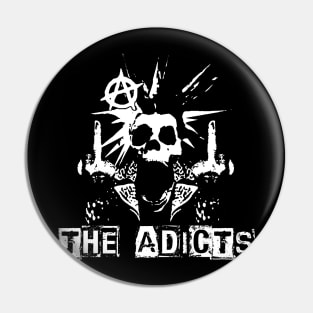 adicts skeleton punk Pin