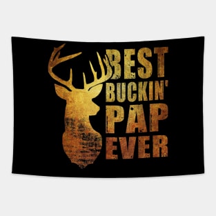 Best Buckin Pap Ever Vintage T-Shirt Gift For Father Day T-Shirt Tapestry