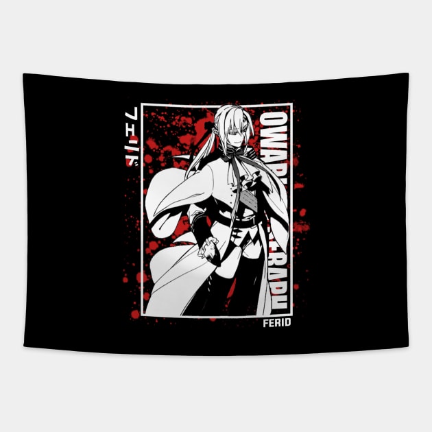 Ferid Bathory - Owari no Seraph Tapestry by Otaku Emporium