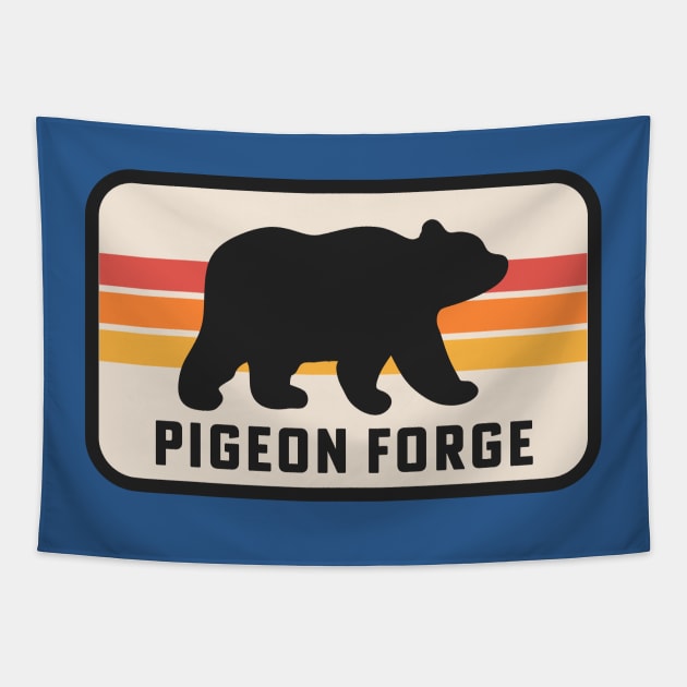 Pigeon Forge Tennessee Great Smoky Mountains Bear Tapestry by PodDesignShop