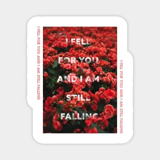 I fell for you and i am still falling Magnet