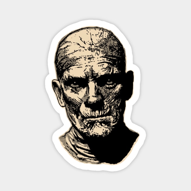 The Mummy- Boris Karloff Magnet by Dark & Sticky