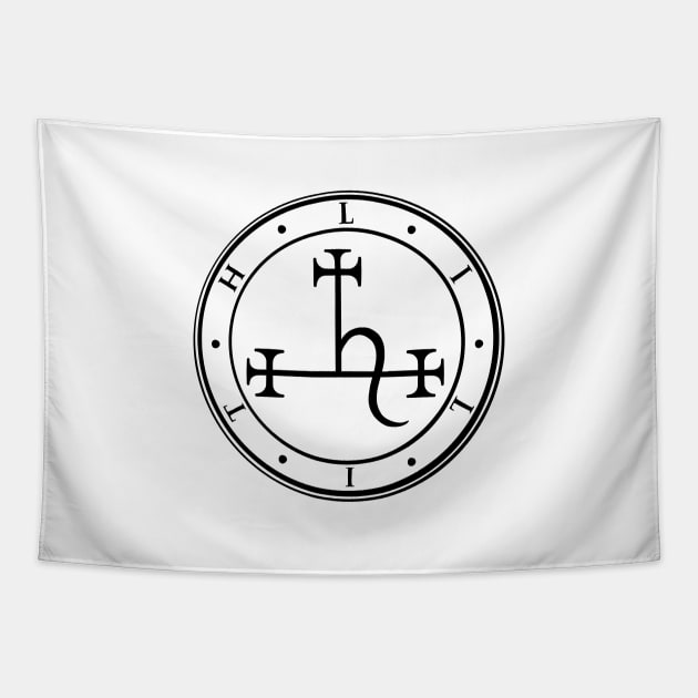 Sigil Lilith Tapestry by OccultOmaStore