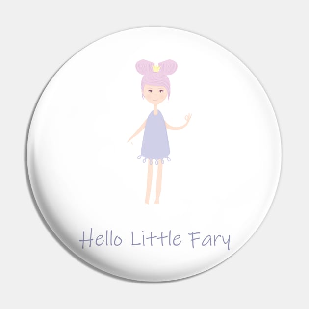 Hello Little fairy Pin by Gaming girly arts