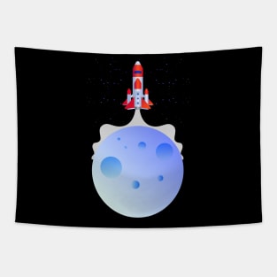 Rocket Space Tapestry
