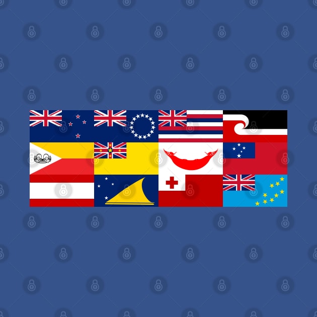 Flags of Polynesia by OrangeCup