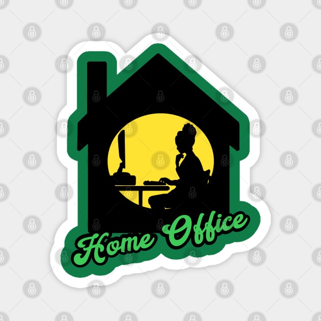 Home office green Magnet by afmr.2007@gmail.com