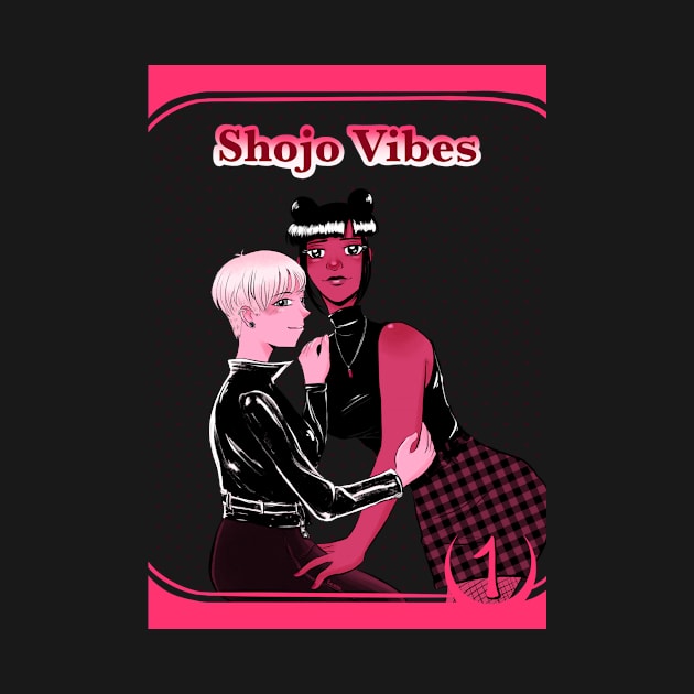 Shojo Vibes Manga Cover (Pink) by samiaselene