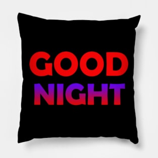 good night art design Pillow