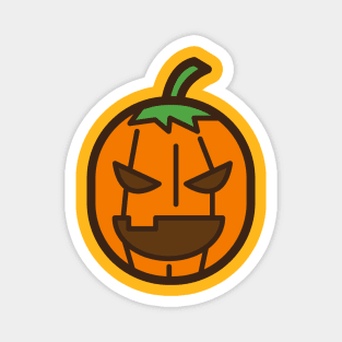 Doodle Pumpkin Head Magnet