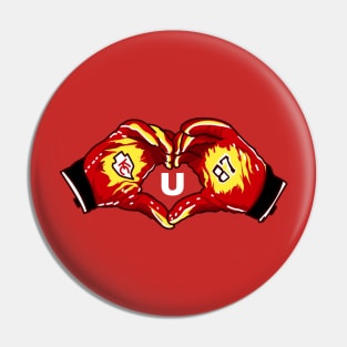 I love you - Travis KELCE heart celebration Pin