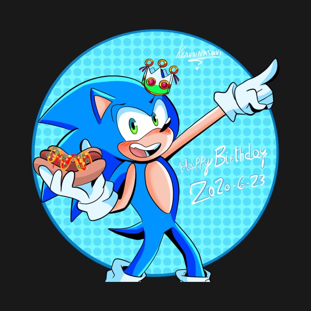 Sonic happy birthday by Klaudiapasqui 96