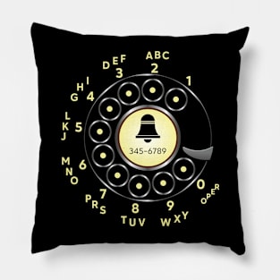 Retro Rotary Dial Pillow