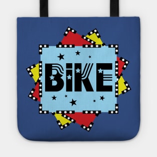 Bike Stars Block Tote