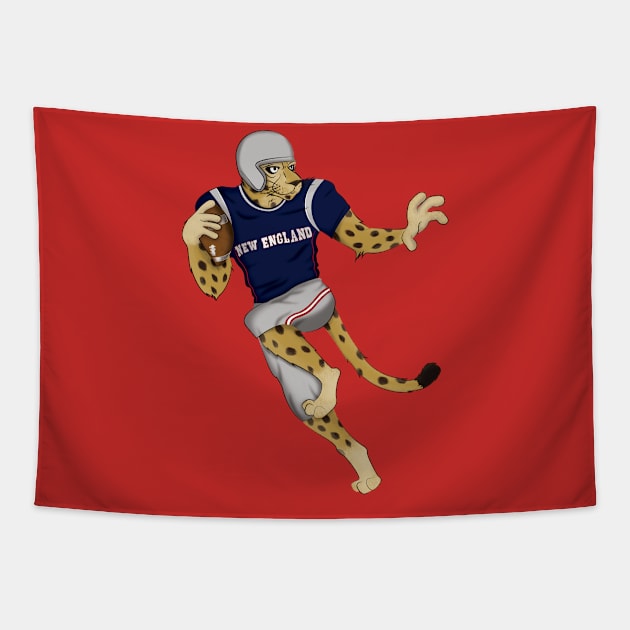 New England Football Tapestry by WorldSportsCulture