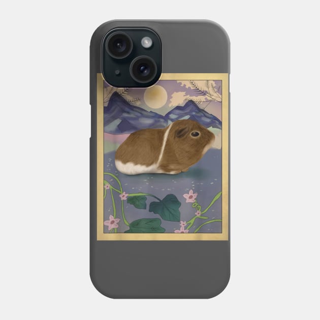 Guinea Pig Lover | Guinea pig art moonlight Phone Case by CathyStore