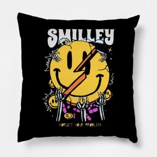 Smilley Forget Your Problem Pillow