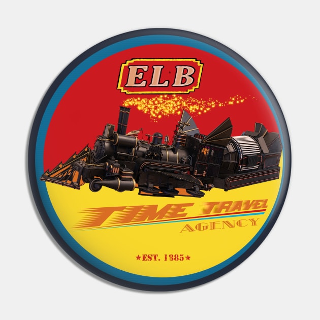 ELB Time Travel Agency Pin by TenomonMalke