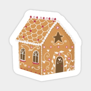 Christmas Gingerbread House Magnet