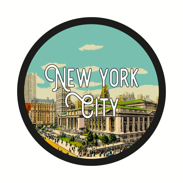 NYC Vintage Decal by zsonn