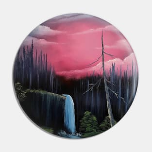 Black Waterfall Pin