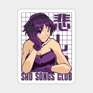 Sad Songs Club Anime Magnet